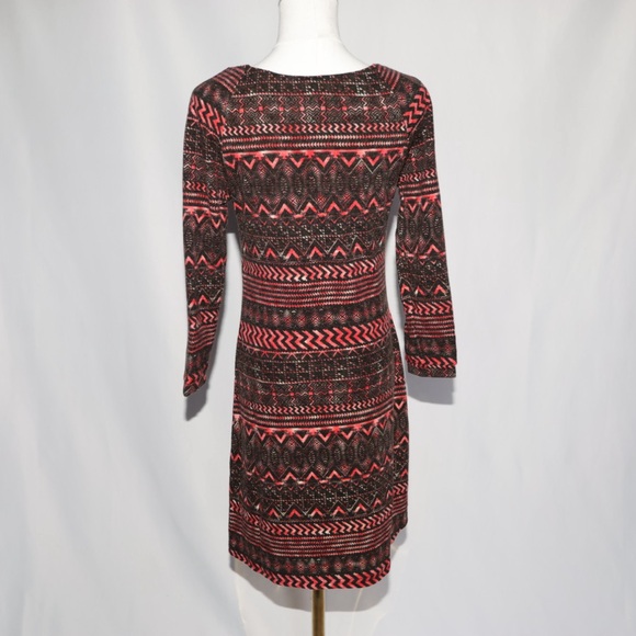 24seven Multicolor Long Sleeve Midi Dress for Women Size Small - Picture 3 of 12
